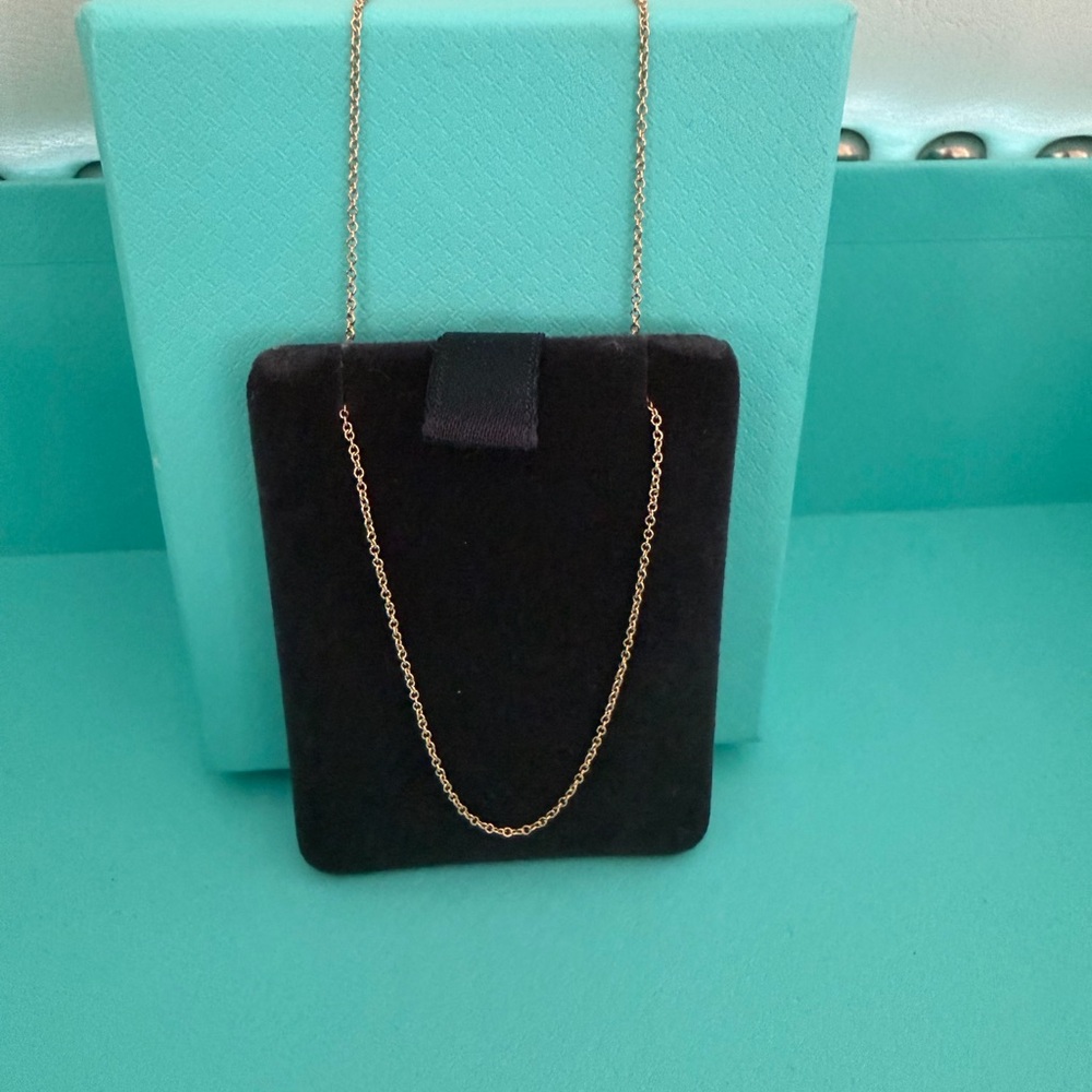 Tiffany & Co 18k Rose gold chain